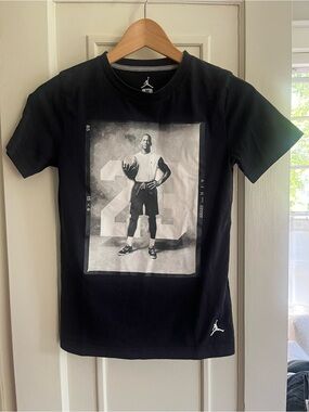 Jordan Youth Black Graphic 23 Photo T-Shirt